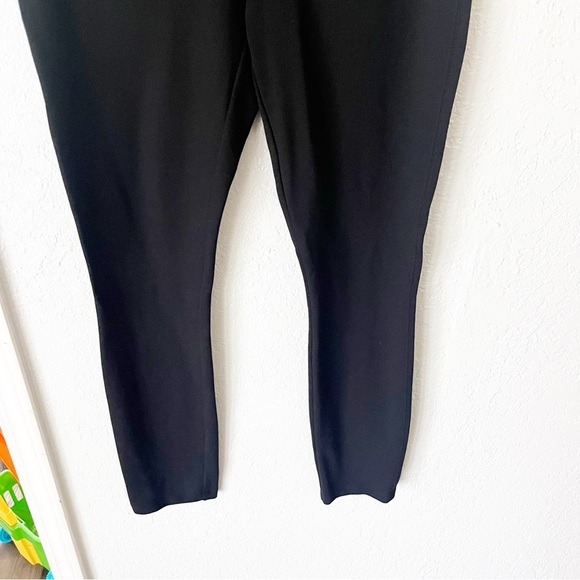 Joseph Ribkoff Leggings Women's 4 Black Pull On Back Seam Stretchy Minimalist - Picture 4 of 5